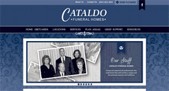 Desktop Screenshot of cataldofuneralhome.com